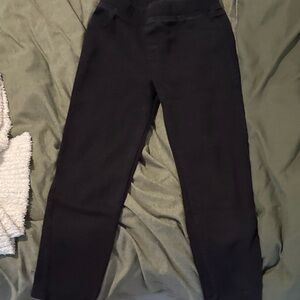 okie dokie Black Kids Stretch Leggings